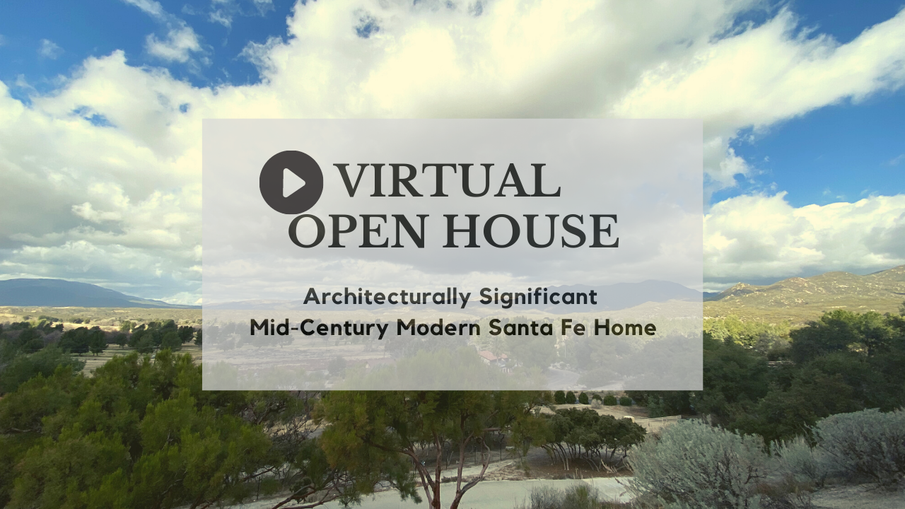Virtual Open House | Architecturally Significant Mid-Century Modern Santa Fe Home